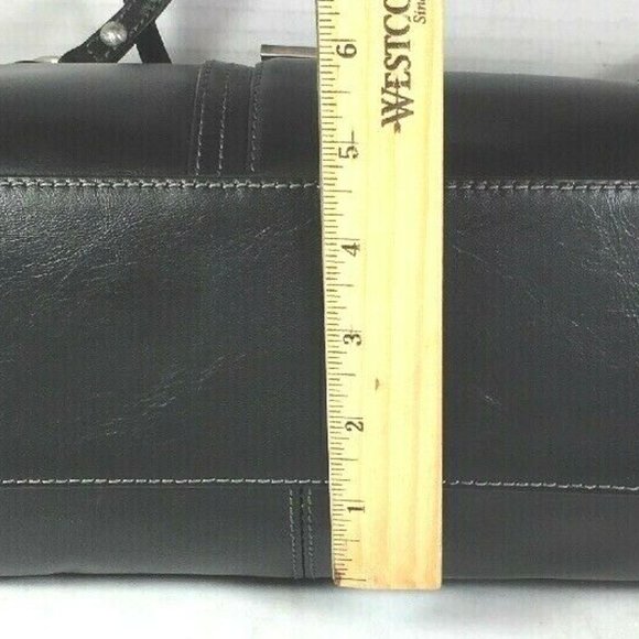 Etienne Aigner Large Black Structured Leather Bag - Picture 10 of 12